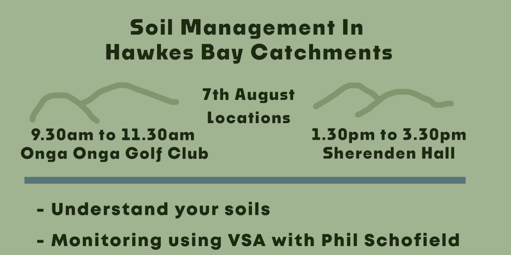 Soil Management In Hawkes Bay Catchments Workshop