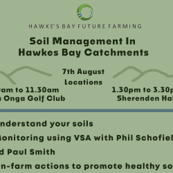 Soil Management In Hawkes Bay Catchments Workshop